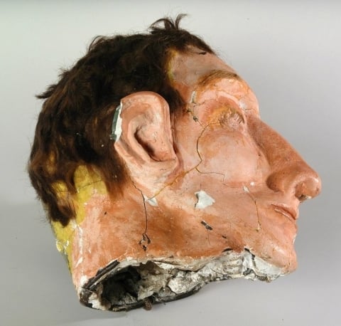 Clarence Anglin's fake head at Alcatraz Island