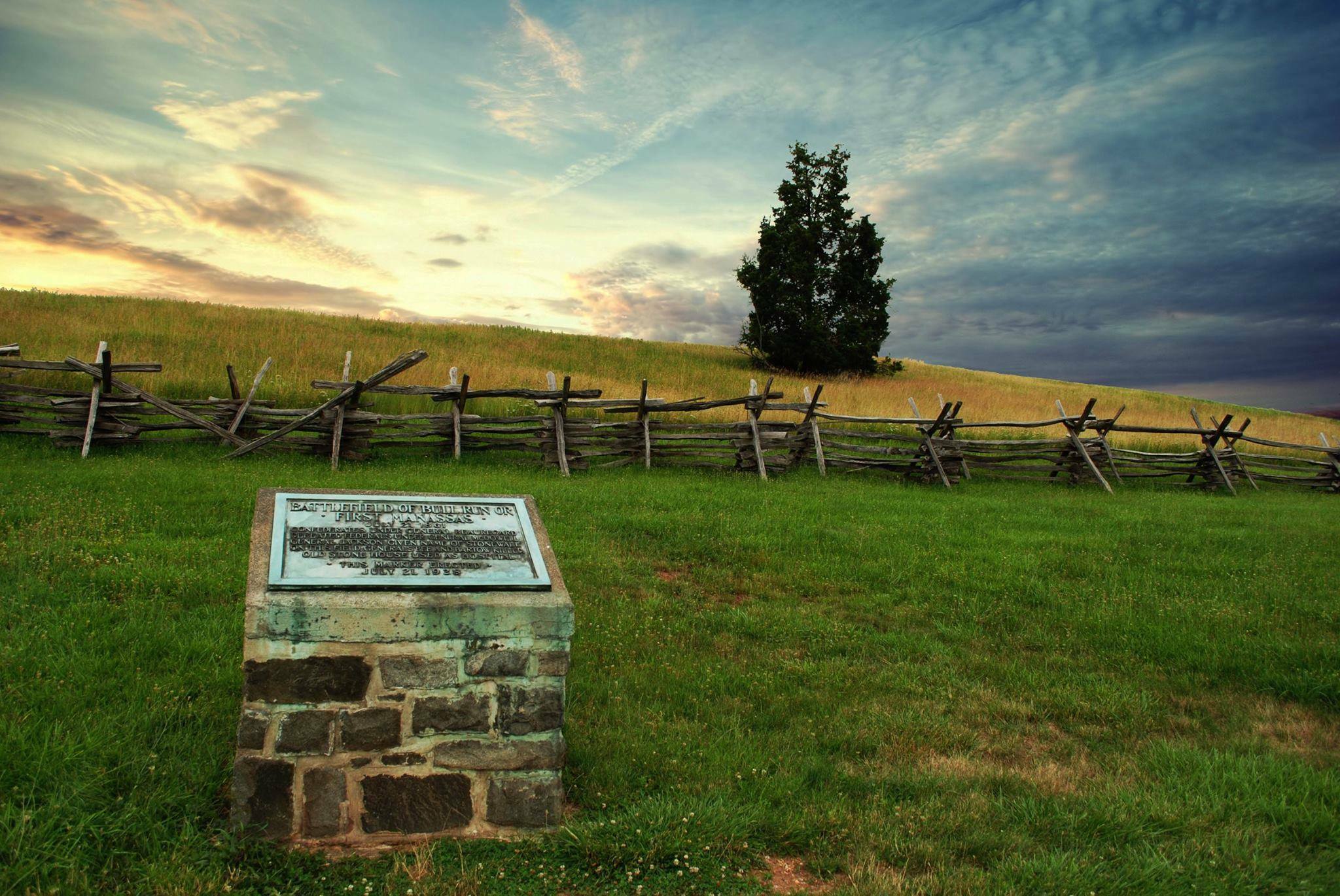First Manassas Virginia Battlefields Marker - Manassas National Battlefield Park